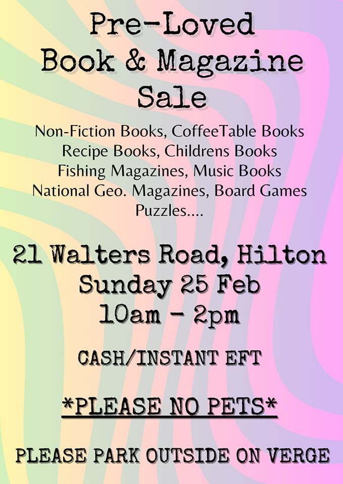 25 feb hilton book sale