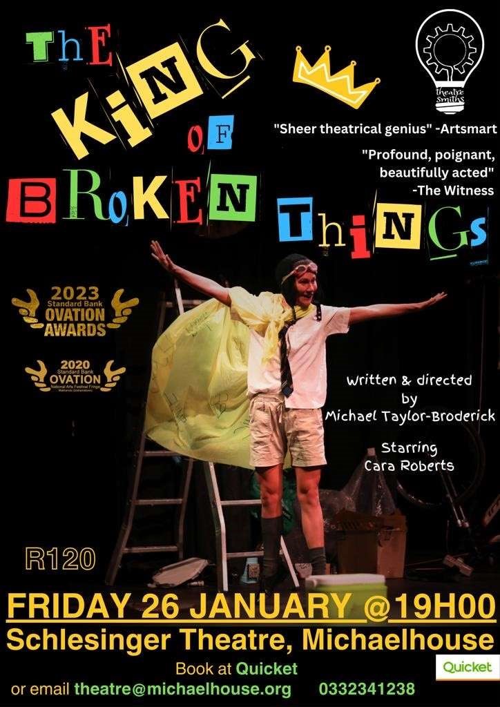 26 Jan the king of broken things howick hilton