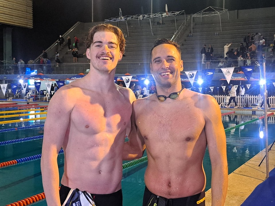 Ruard van Renen and Chad le Clos