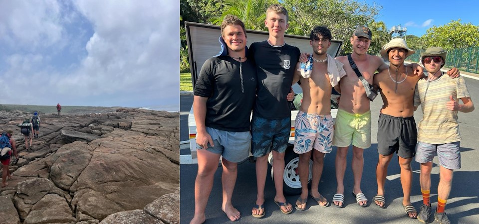 Wild Coast hike by matric boys