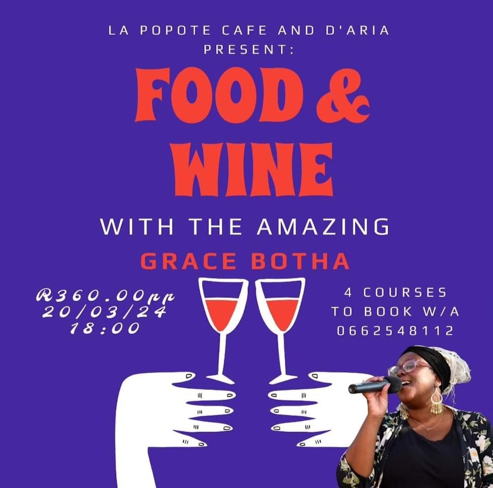 food and wine at la Popote