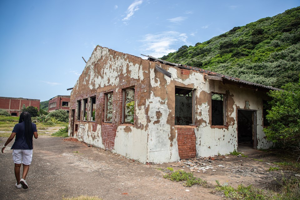 old buildings at old factory site