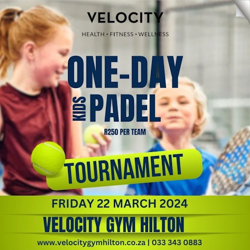velocity gym padel tournament 22 march