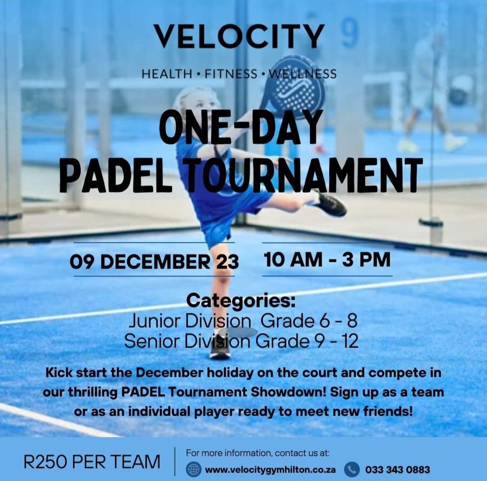 9 dec velocity padel