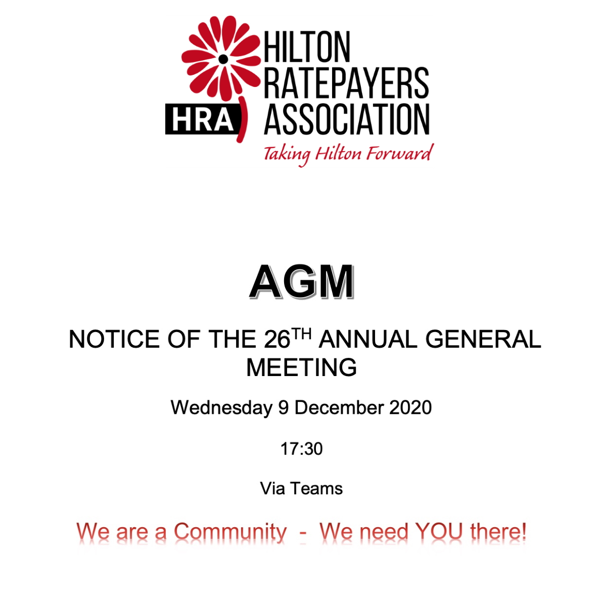 HRA AGM 2020