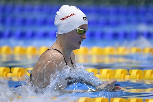 Lara van Niekerk 50m breaststroke Credit World Aquatics