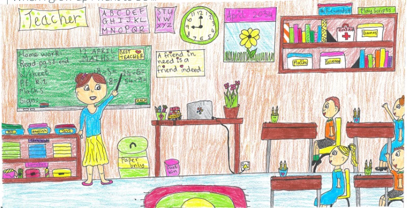 Savanna Belle Drawing Small 002