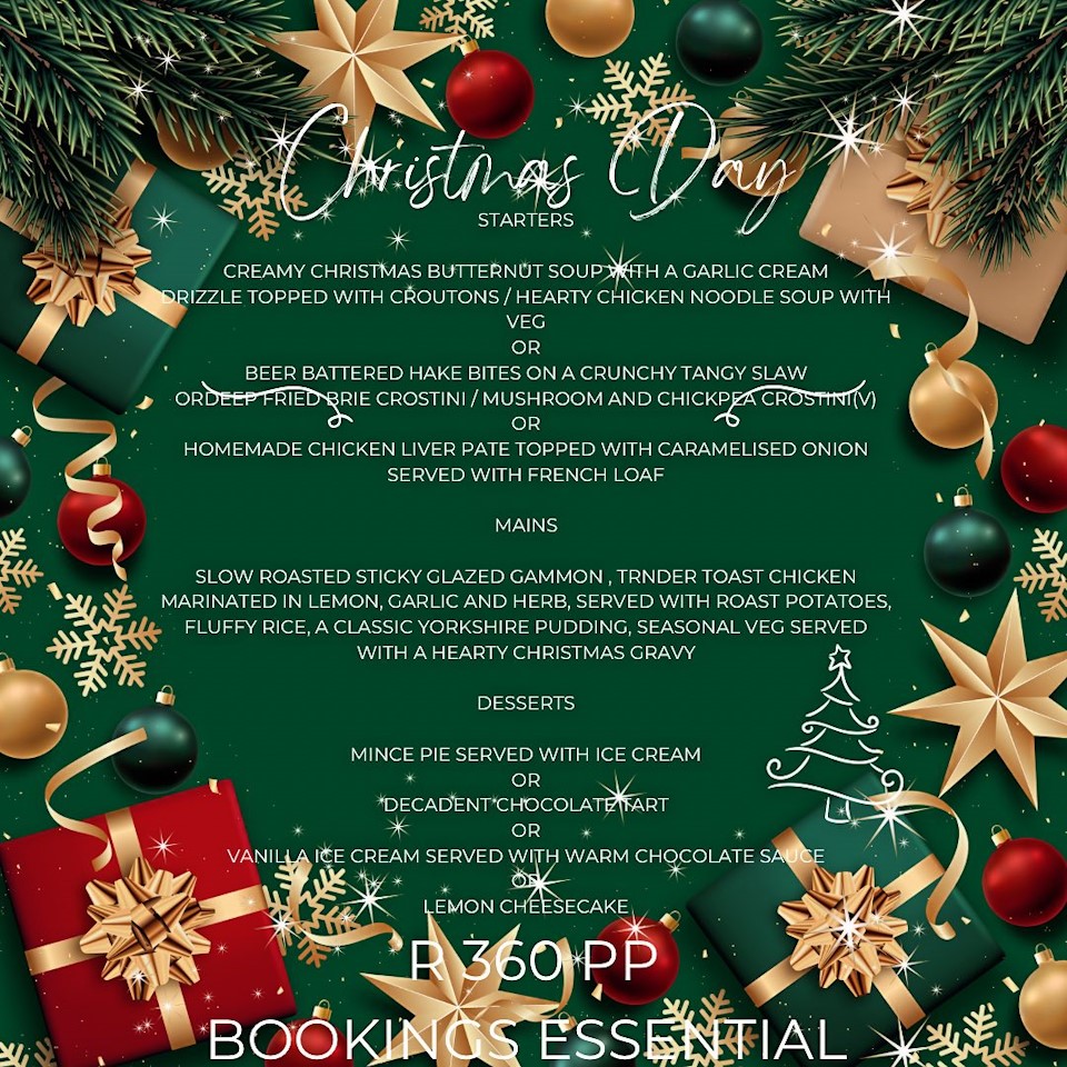 crossways christmas menu 2023 R360