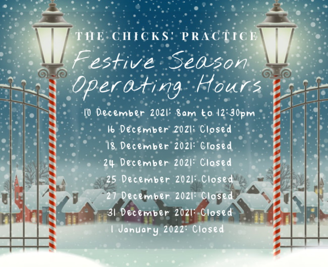 drs in hilton holiday hours 2021