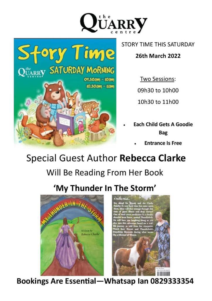 26 march story time quarry centre