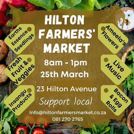 25 march farmers market