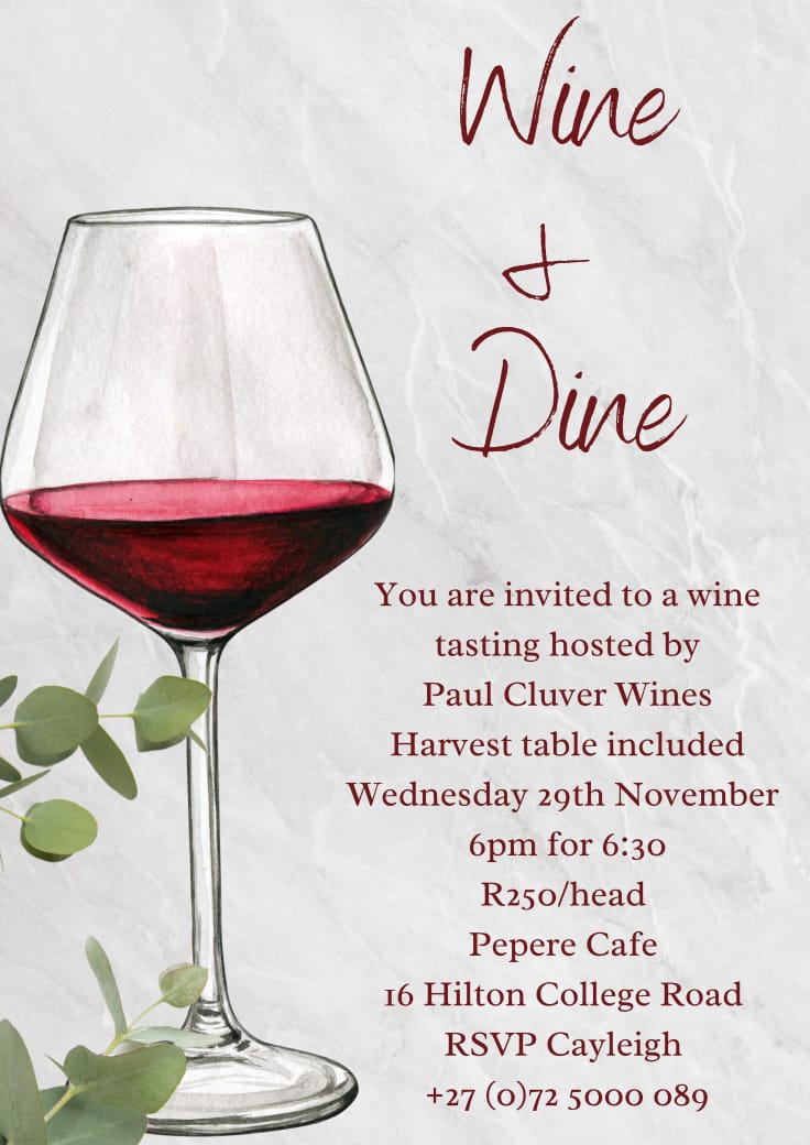 29 nov wine and dine la pepere