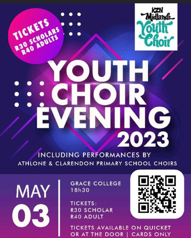 3 may grace youth choir evening