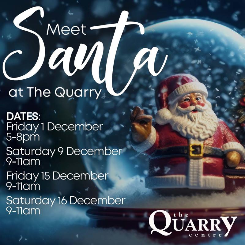 santa at the quarry hilton