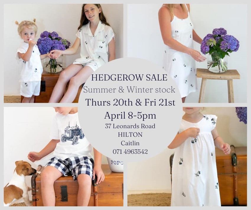 hedgegrow clothing sale