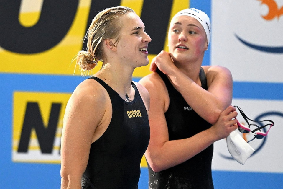 Meilutyte and Van Niekerk