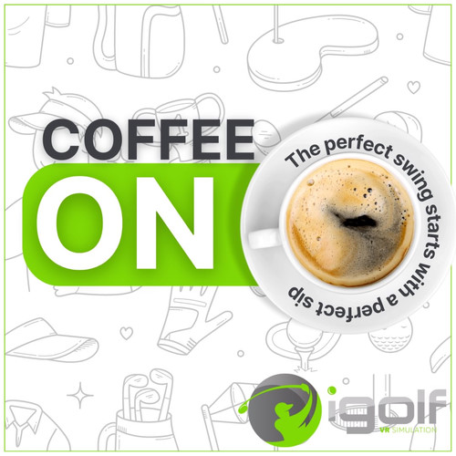 golf and coffee in hilton