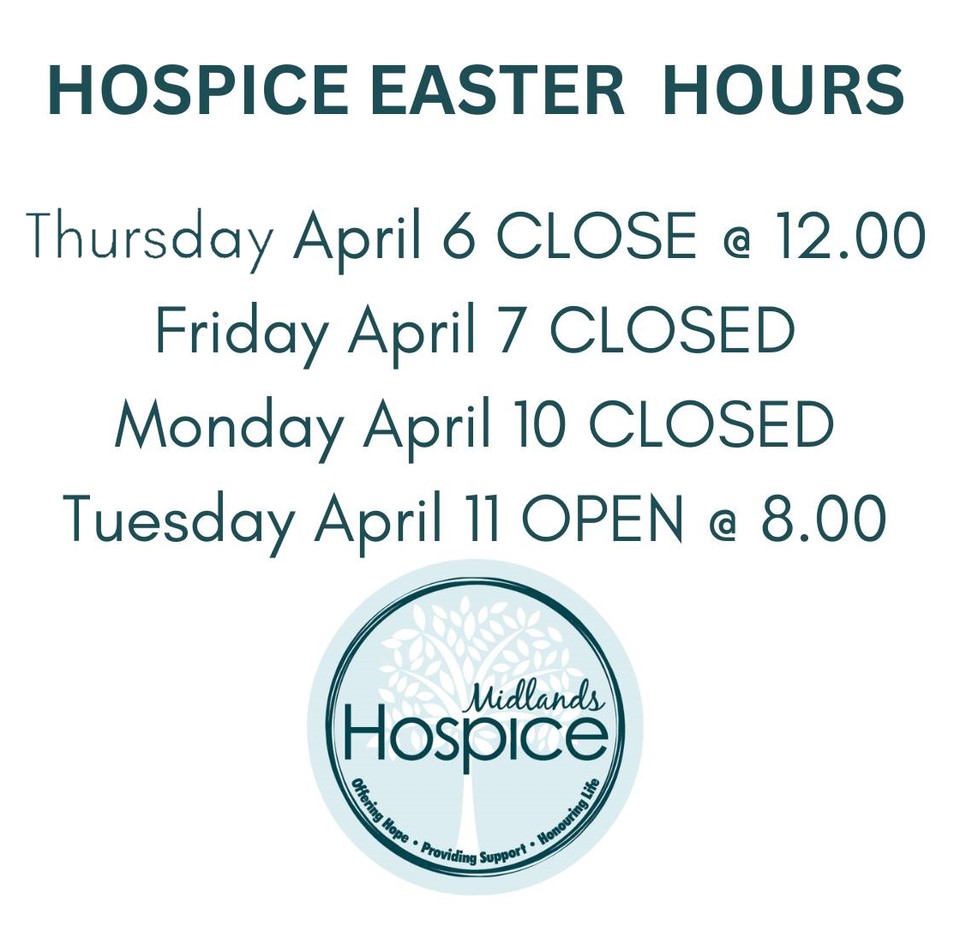 midlands hospice trading times