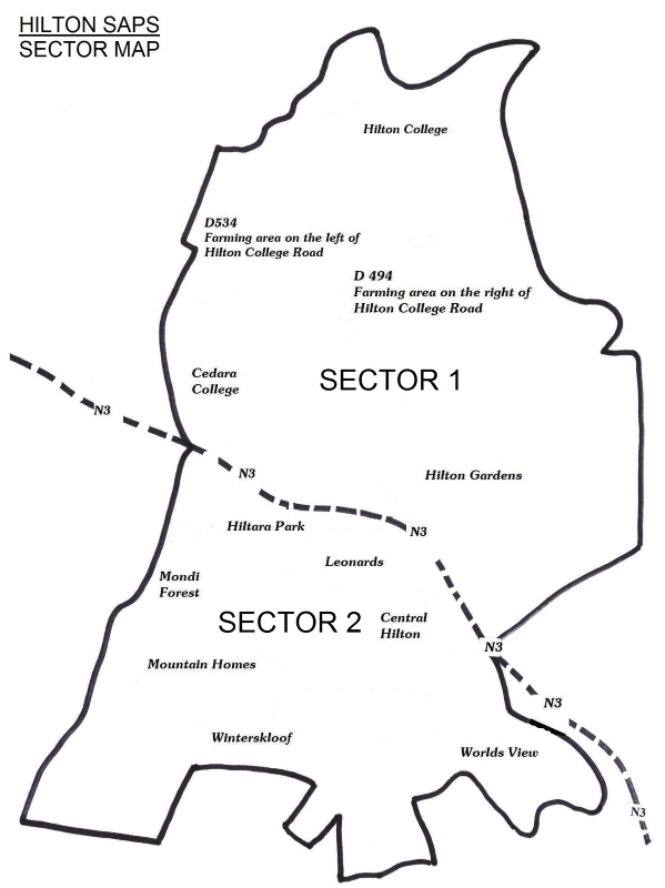 hilton saps sector map