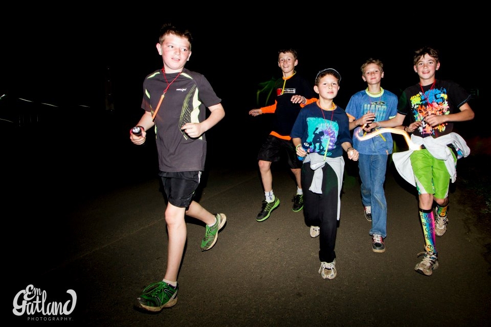 kids ladds night relay