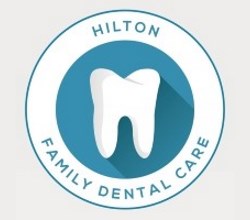 hilton family dental care logo 250x220