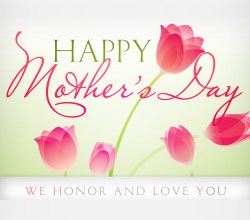 mothers day at the cherry tree
