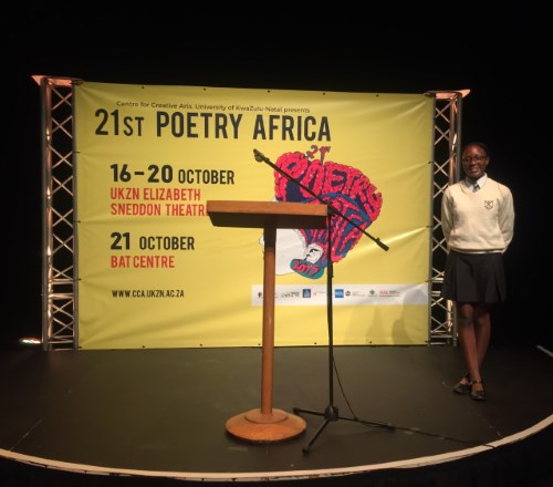 Rumbi Vambe at the Awards Ceremony 500x440