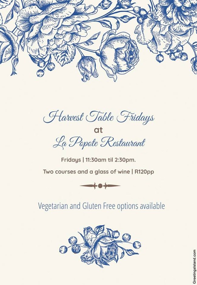 la popote harvest table fridays650