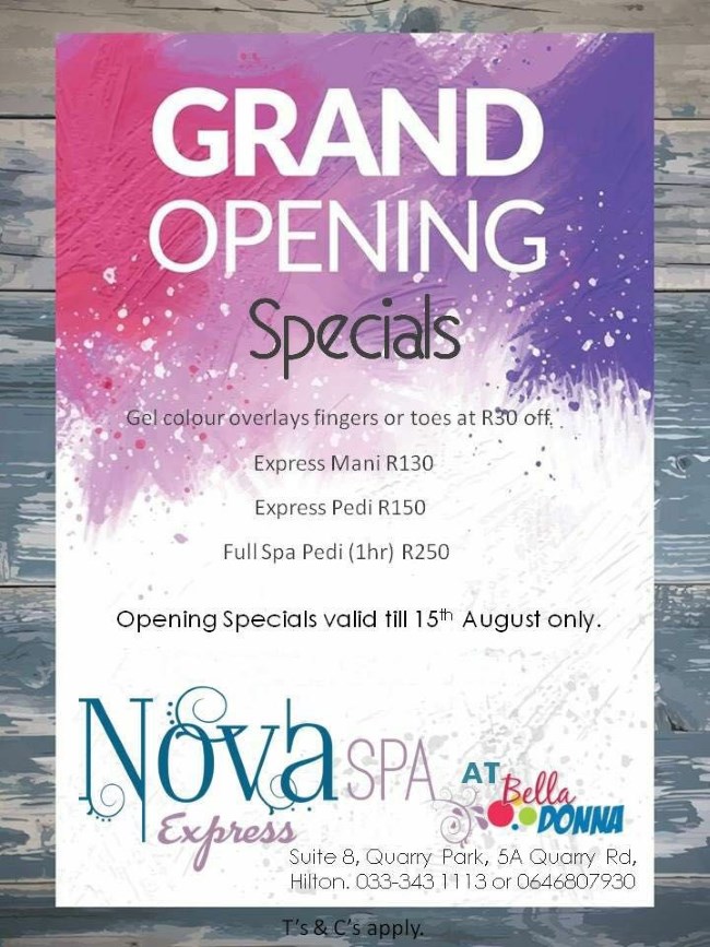 nova spa express at bella donna650