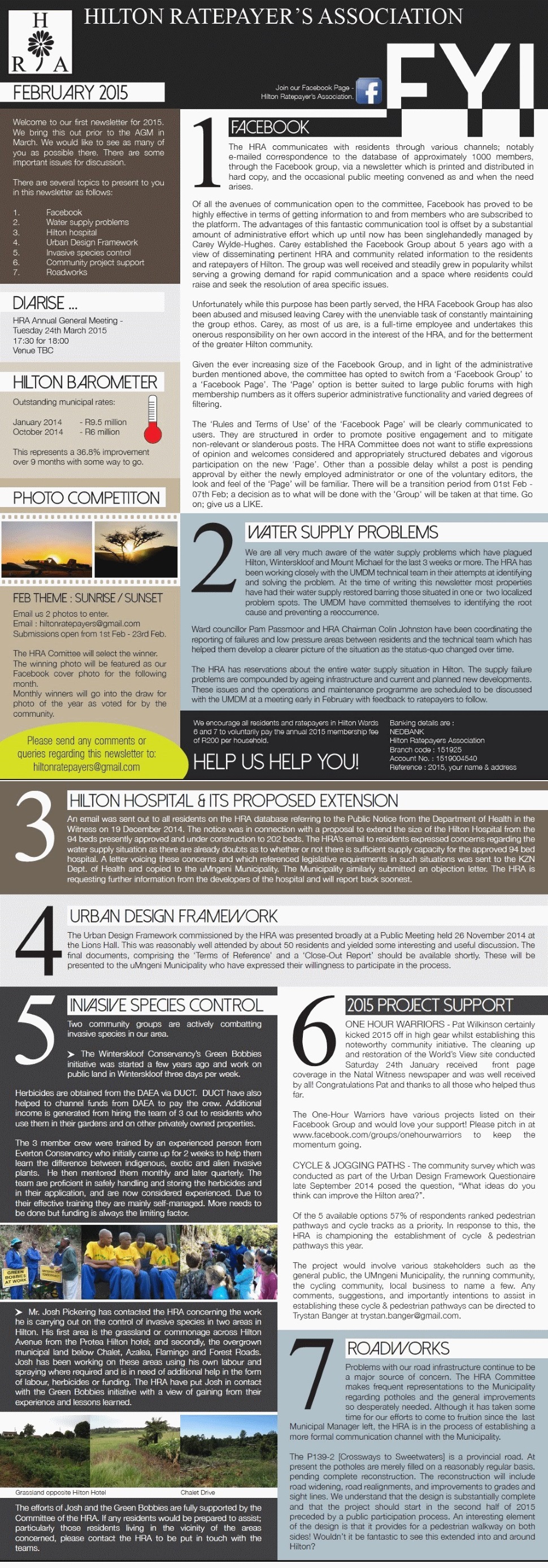 HRA news feb 2015