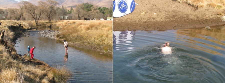 near nude natal fly fishing