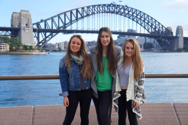 Claudia North Amy Hewat  CJ Bergs in Sydney