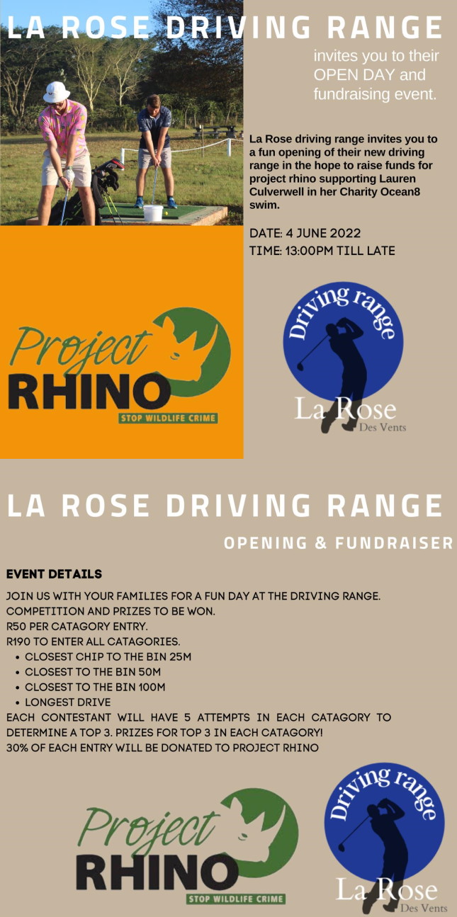 la rose driving range project rhino 650