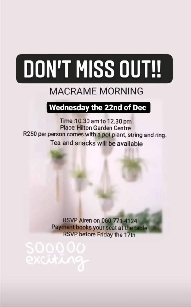 macrame workshop