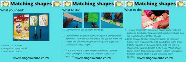 matching shapes 1 3