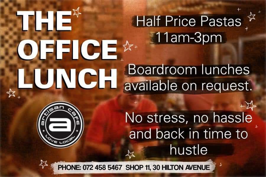 office lunch hilton